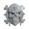 Pirate Skeleton Wall Decor Halloween Plastic Human Head Craft for Garages Living Rooms Bedroom Offices Decor