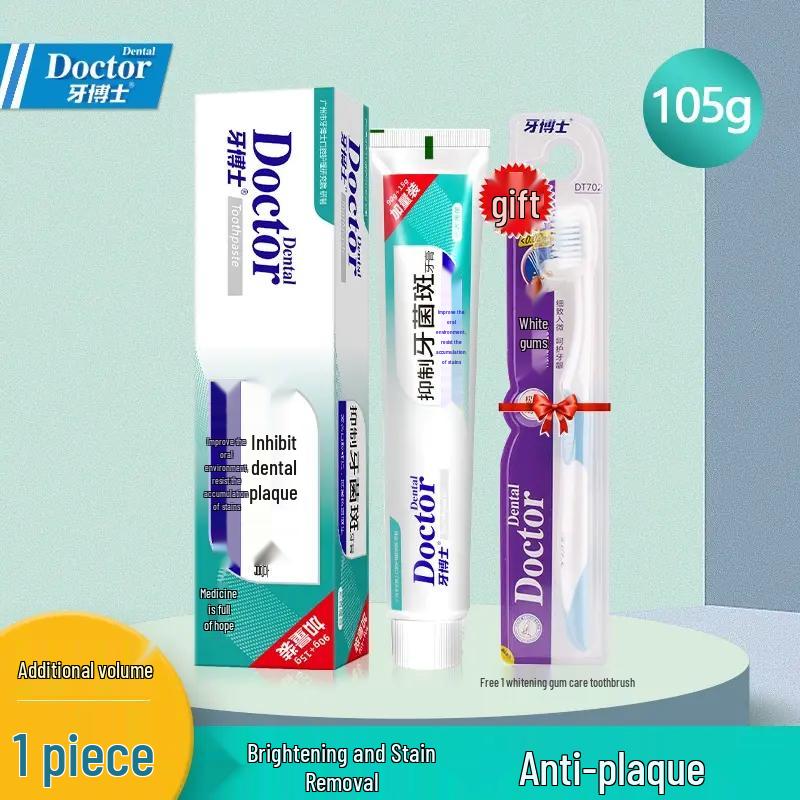 Dr. Ya Plaque Control & Whitening Toothpaste Duo