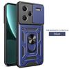 For Xiaomi Redmi Note 13 Pro + Case Redmi Note 13 pro Plus Magnetic Ring Holder Armor Phone Case Slide Camera Protect Back Cover