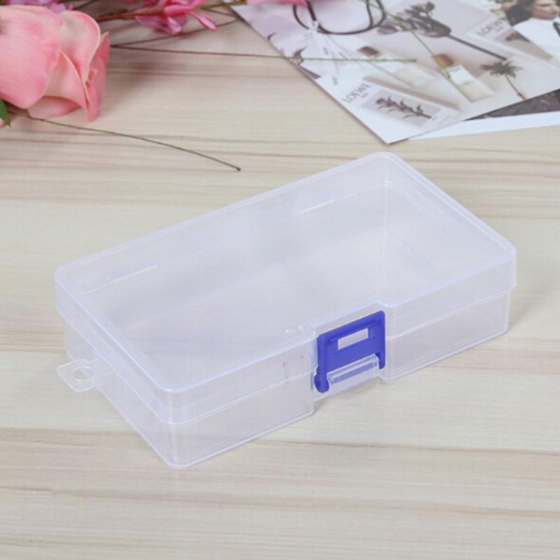 Portable Clear Plastic Container for Jewelry Beads and Gadgets Easy To Use