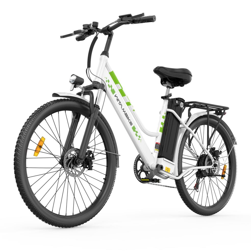 Elektrofahrrad für Erwachsene 26" 250W Motor WITAMBIKE C26 36V 15AH Akku 26 Zoll Breite Reifen 100KM Reichweite E-Bike