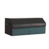 OEINGOEING Suede Patchwork Car Trunk Storage Box