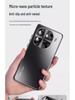 High-end Frosted Business Protective Cover for iQOO 12 Pro & iQOO 11S - Electroplated Metal Lens, All-inclusive Mobile Phone Case.