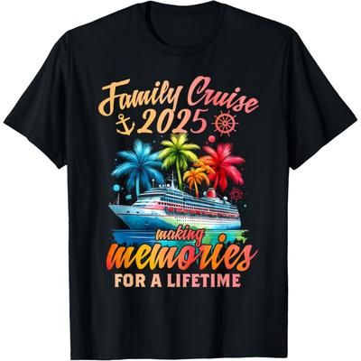 Familienkreuzfahrt 2025 Familien-Matching Kreuzfahrturlaub Party T-Shirt(1)