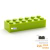 40pcs Bulk Construction Bricks Thick Figures Blocks 2x6 Dots Learning Creativity Dimension Works With Featuring 2456 Plastic Material Toy ideal for