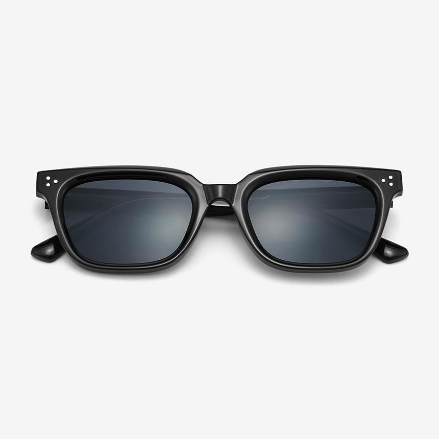 Seutailwokeu Style8 Bk_Black Square Stylework Sunglasses