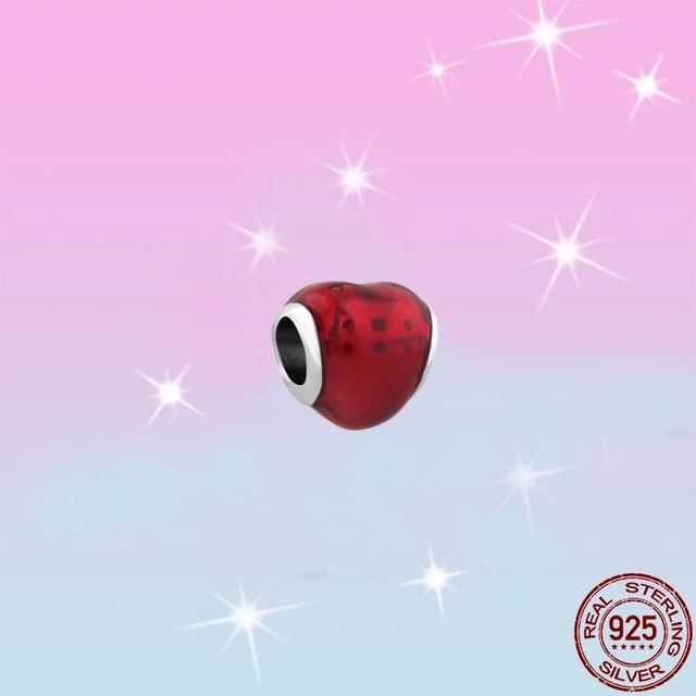 New 925 Sterling Silver Dog and Red Snowman Charm Bead Fit Original 925 Fashion Bracelets DIY Fine Jewelry Making for Women