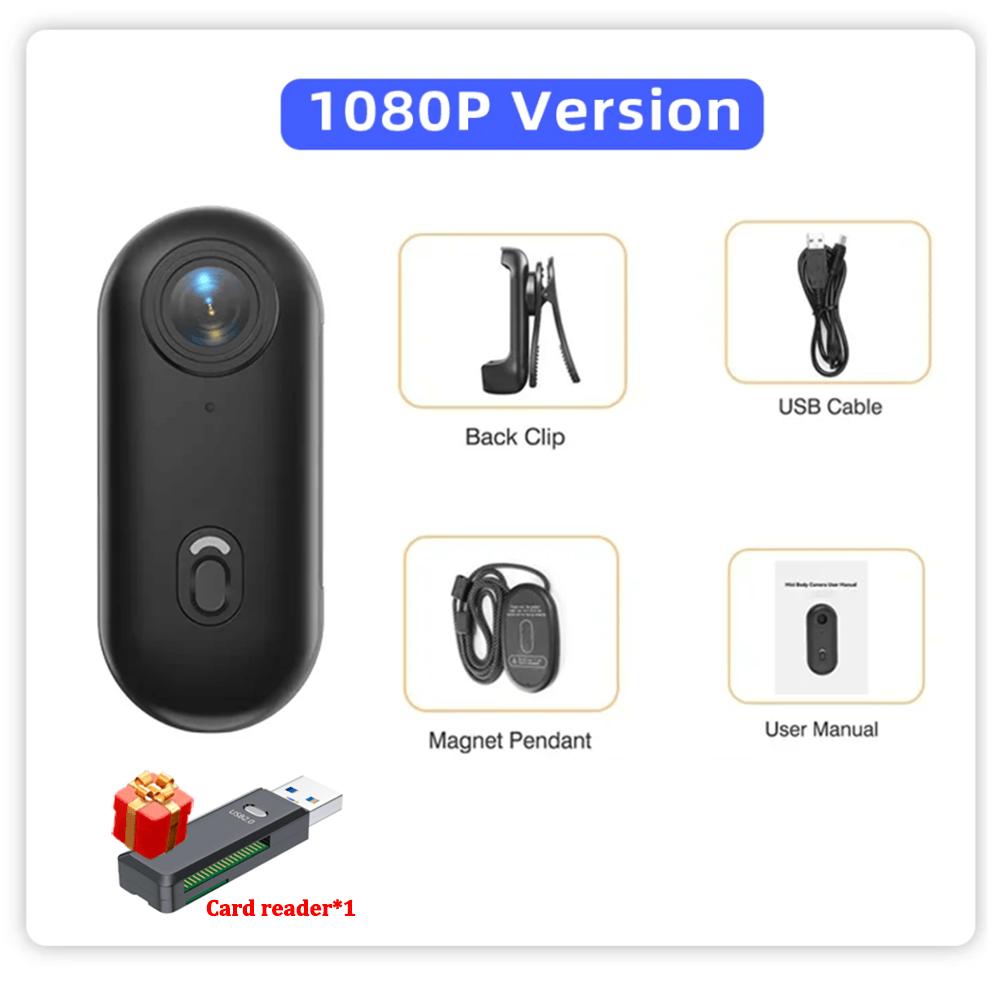 

4K 1080P Mini Body Camera Helmet Handlebar Motorcycle Road Sport Cam Battery Body cam Full Hd Sports Action Wifi H88 camera NONE Card