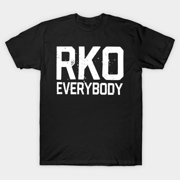 

Men Black Print T-shirt Rko Everybody No-Cut Transfer Paper Print Cotton Tshirt 4XL чорний