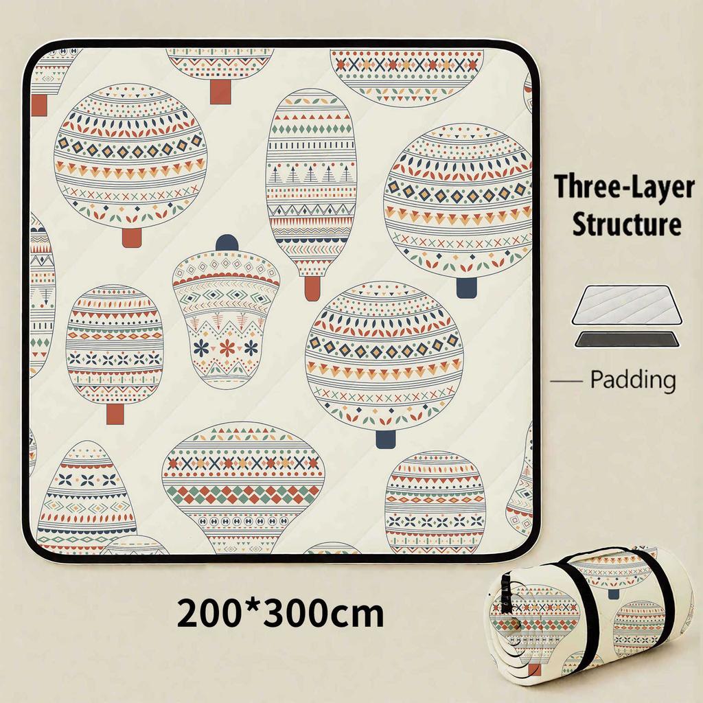 Picnic Mat Moisture-proof Mat Summer Thickened Field Camping Beach Spring Outing Waterproof Mat Floor Mat Outdoor Tent Floor Mat