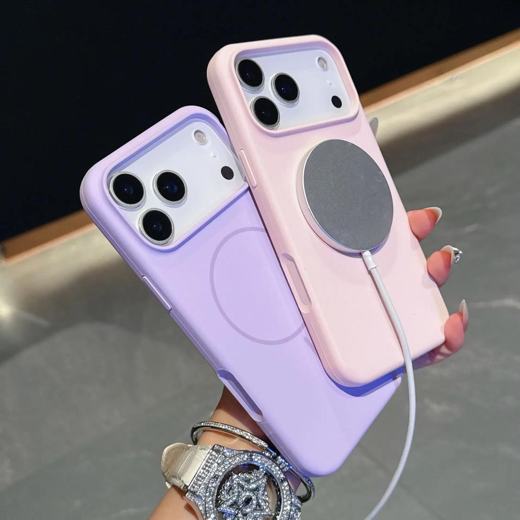 Matte Soft Liquid Silicone Phone Case For For Iphone 17 Pro Max Air 14 13 12 11 1 16  For  Wireless Charging Cover
