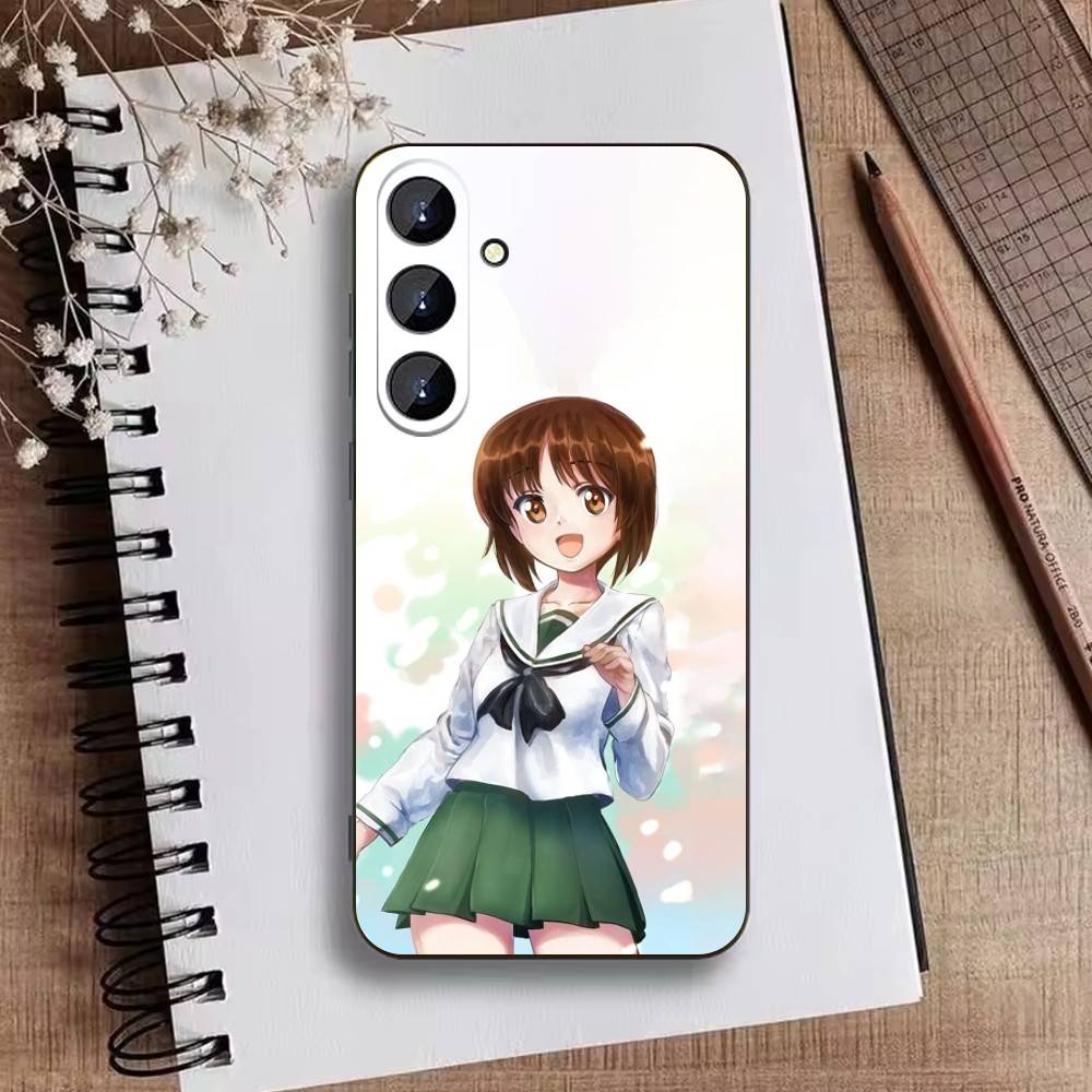 G-GIRLS U-Und P-PANZER Phone Case For Samsung Galaxy A73,21,22,32,71,53,52,51,80,5G Soft Black Cover