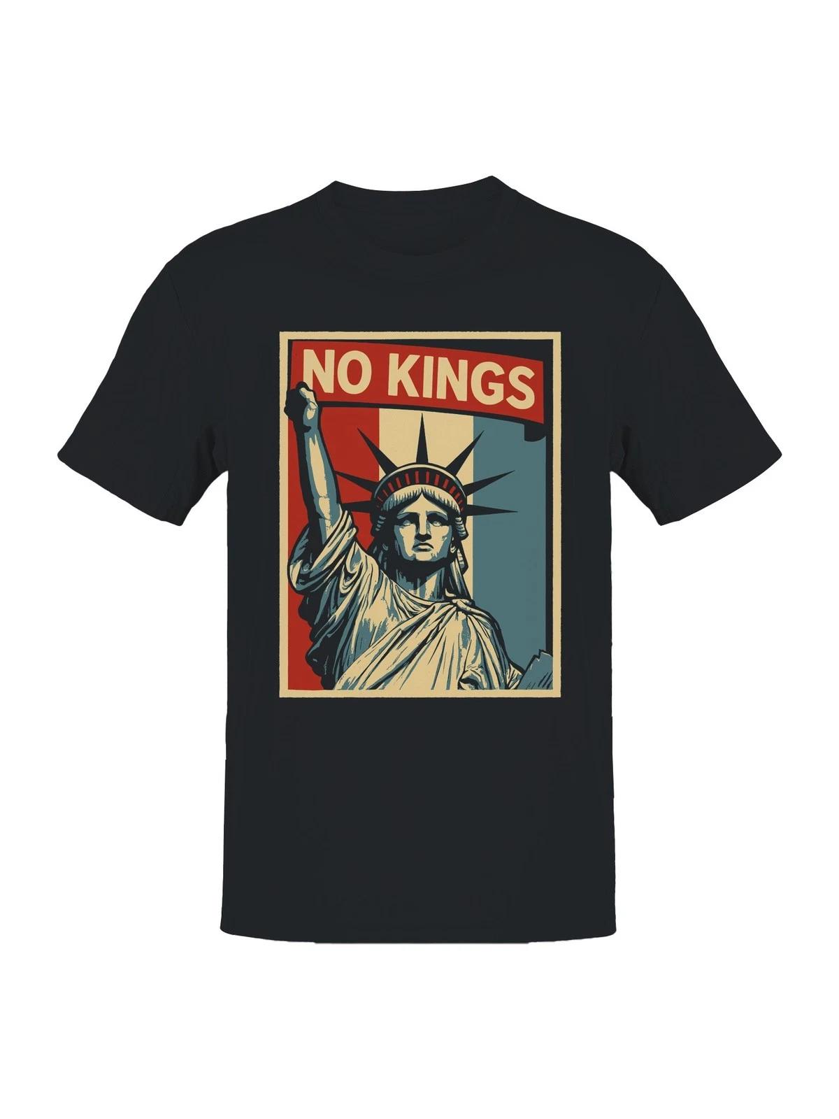 No Kings Liberty Statue Men s T-shirt M