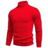 2025 Winter Men's Faux Mink Half-High Collar Pullover Sweater – Youth Fashion Base Layer