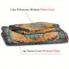 New Bohemian Style 3D Printed Bedding Cover Pillowcase European And American Retro Ethnic Colorful Style Duvet Cover Sets