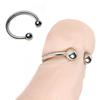 Stainless Steel Penis Ring Set – Foreskin Correction & Ejaculation Delay Cock Rings for Men (18+ Adult Bondage Toys)