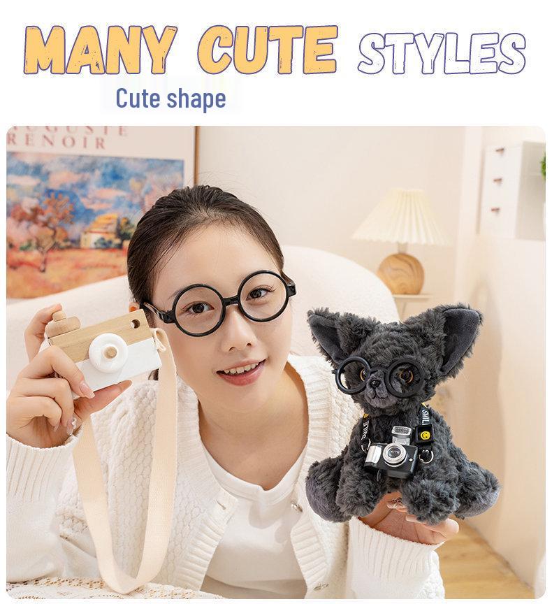Adorable Black Cat Plush Toy – Palm-Sized Children's Companion & New Year Gift