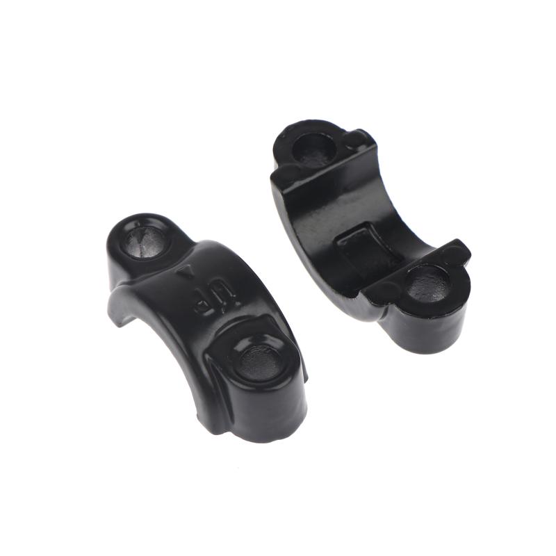 2Pcs Universal M8/M10 Lever Mirror Holder Brake/Clutch Master Cylinder Clamp Bracket Cover Fixing Seat Bolts Base Support