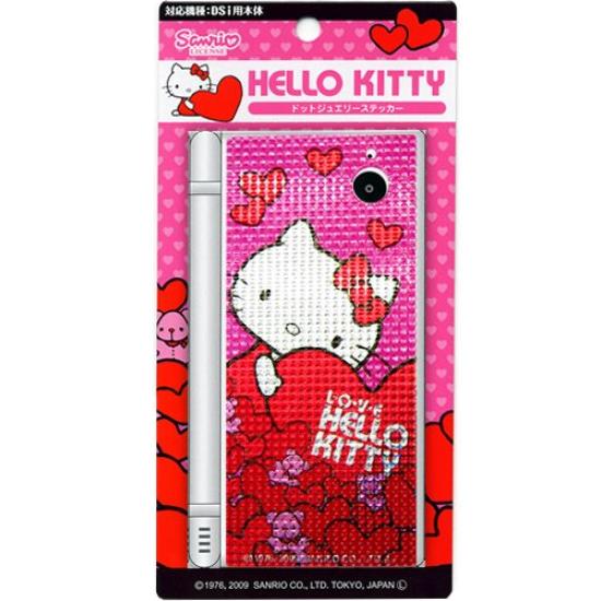 Sanrio DS Schutzaufkleber DSi Hello Kitty Punkt Schmuckaufkleber Liebe Kitty