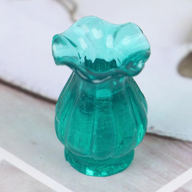 Dollhouse Miniatures 1:12 Mini Ceramic Pot Diy Ceramic Ornament Decora Vase