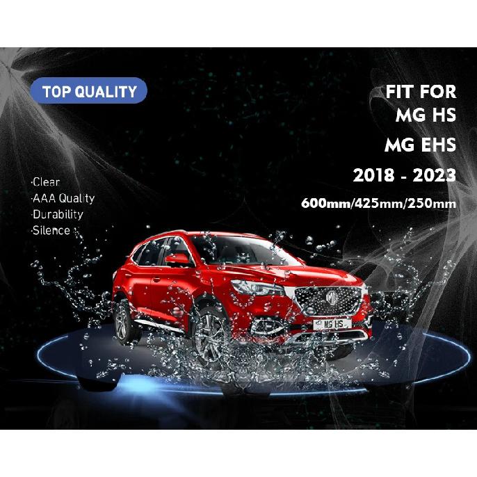 Car Front Rear Wiper Blades For MG HS MGHS AS23 EHS PHEV 2018 2019 2020 2021 2022 2023 Plug Window Windshield Windscreen Brushes