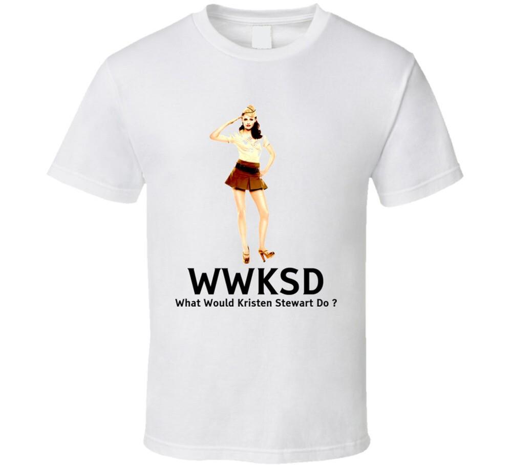 What Would Kristen Stewart WWJD T Shirt  Unisex T-Shirt XL