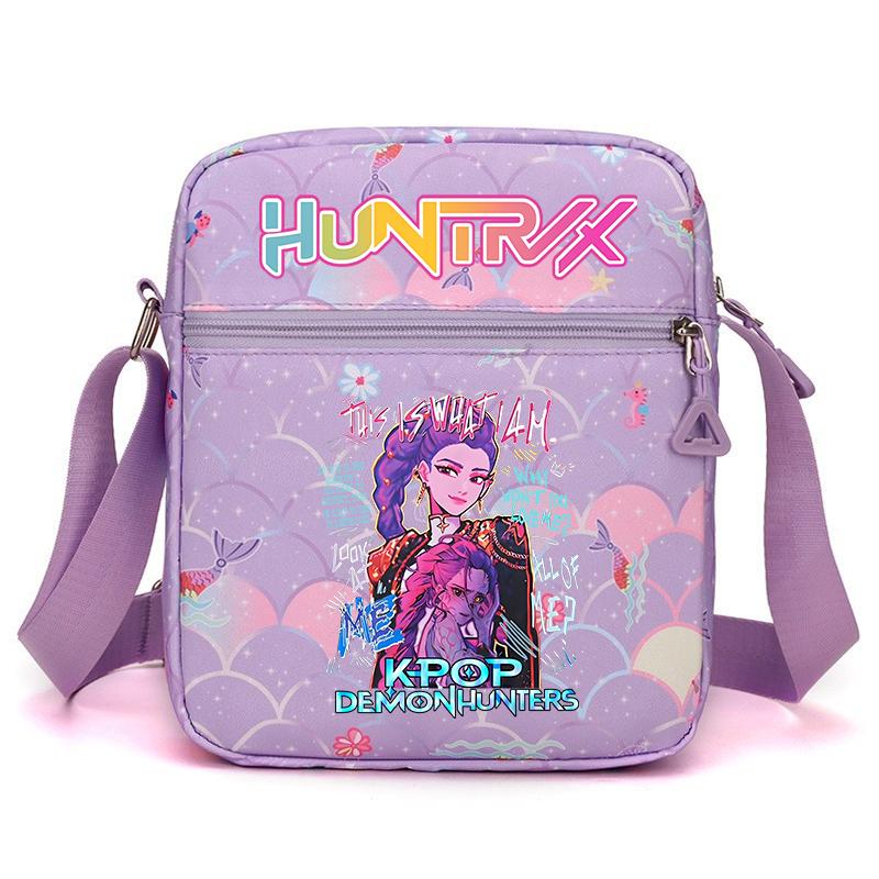 MARKET-1 voor De Eenzijdige Schouder Mobiele Telefoon Tas k pop Messenger Tas Oxford Rugzak Cadeau Draagbare reiscadeau Opbergrugzak gray