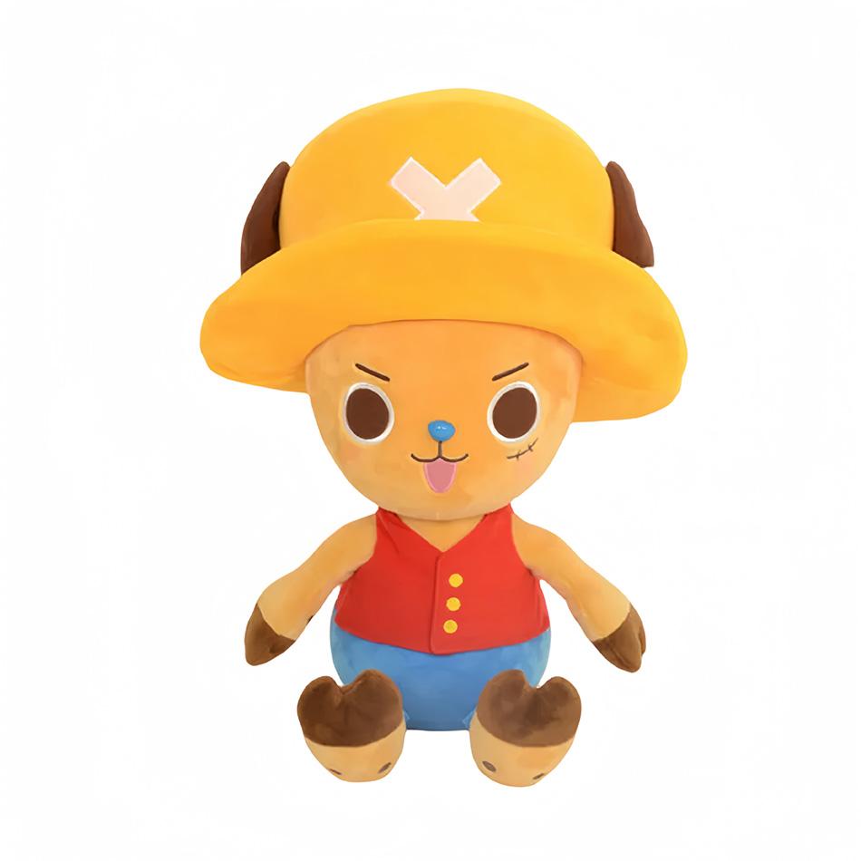 Japonské anime 25cm One Piece Originální plyšové hračky CartoonFigure Luffy Chopper Ace Roronoa Zoro Roztomilá plyšová panenka Dětské vánoční dárky