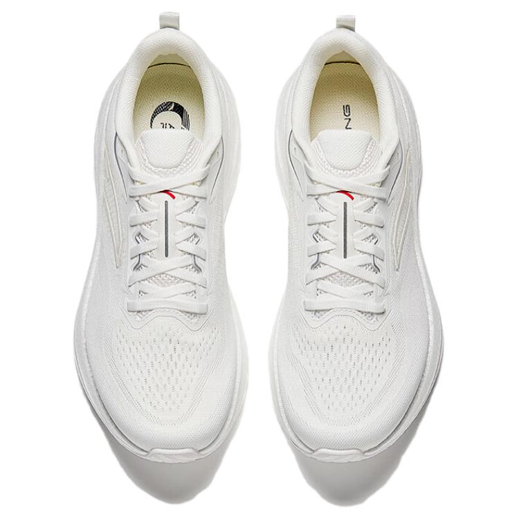 New Anta Cushioning, Wear Resistant Low Top Casual Running Shoes Men's White Red 112525558-3
