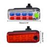 Bike Tail Light Bicycles Brake Rear Light Bike Waterproof Rechargeable 5 Lighting Modes Safety Warning LED Bike Light