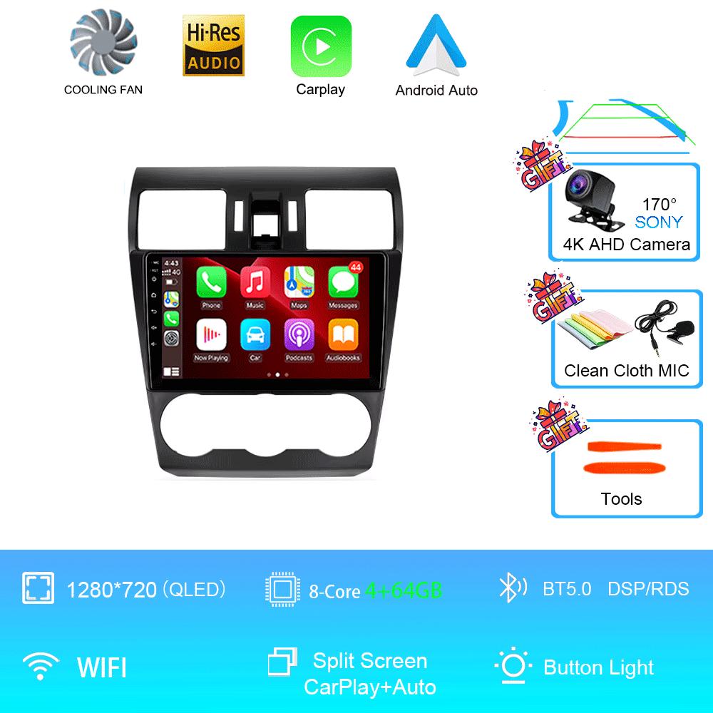 Car Radio Android 14 Stereo For Subaru Forester XV WRX 2012- 2015 For Impreza Multimedia Video Player Navigation GPS Head Unit