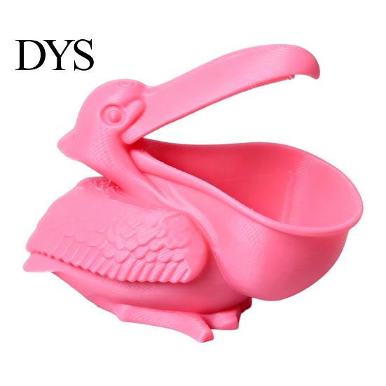 Cute Bird Trinket Tray Pelican Desktop Storage Organizer, Decorative Animal Figurine Container, Eco-friendly Small Item Container PLA Unique