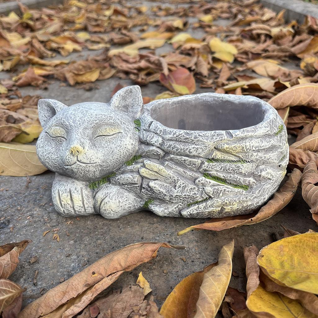 Outdoor Garden Garden Garden Plants Potted Creative Vintage Animal Flower Pot Balcony Decoration Villa Landscape Arrangement