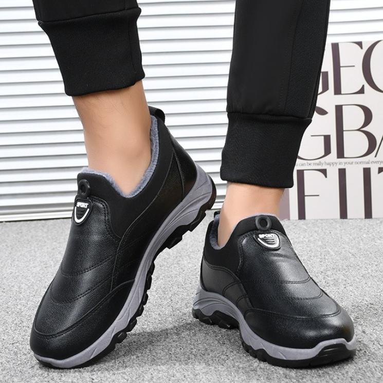 Men's Fashionable Winter Thick and Warm Snow Boots Outdoor Casual Shoes