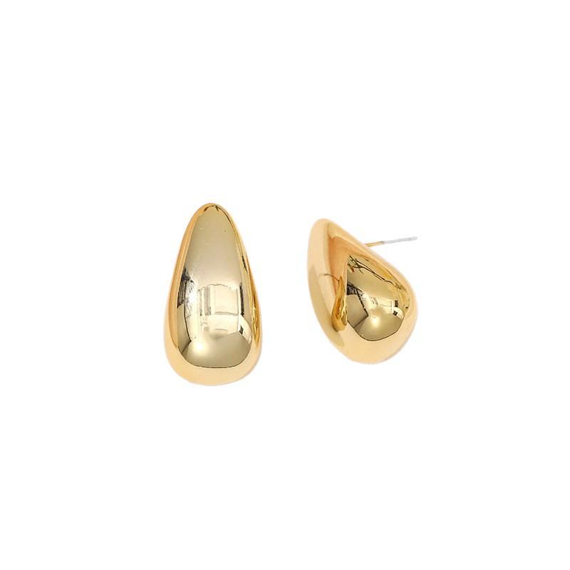 Fashion Geometric Stud Earrings Light Luxury Earrings Niche Design Gold Stud Earrings Premium Earrings