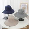 Color Solid Breathable Fisherman Hat Casual Headwear Stylish Sunshade Cap Gift