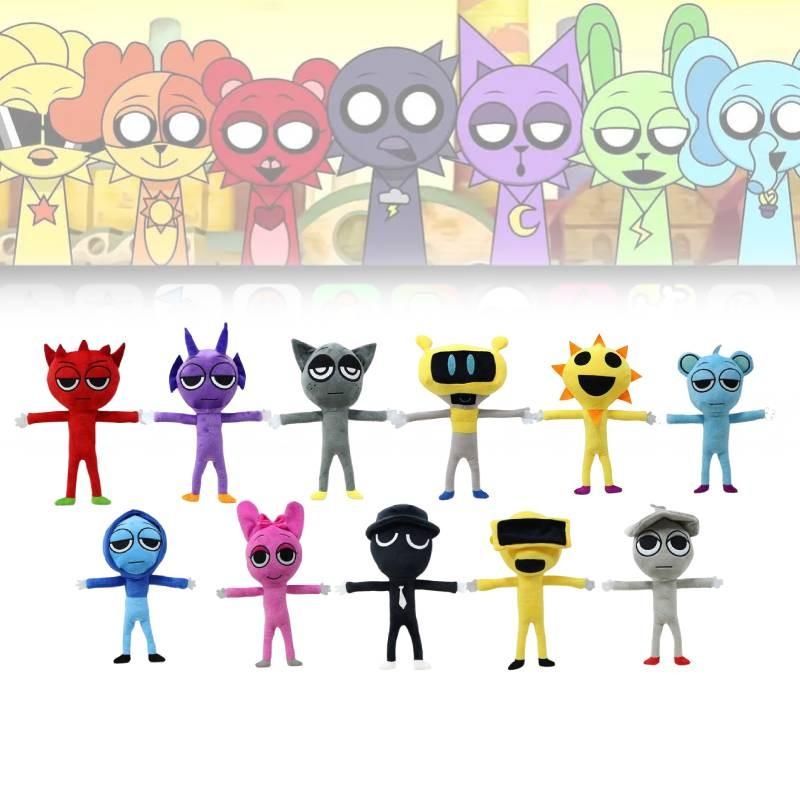 Toy Sprunki Plush Cartoon Gaming Peripherals Holiday Gift Dolls Children Boys