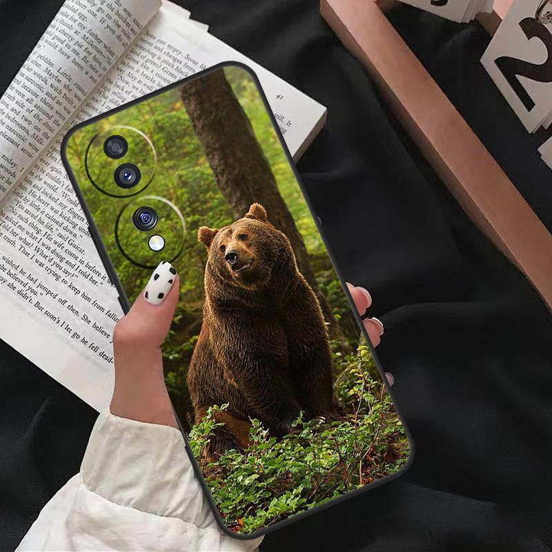 Grizzly Bear For Honor Magic 8 6 7 Pro Case For Honor X9d X9c X9b X9a X8c X8b 200 400 50 70 90 Lite Win RT