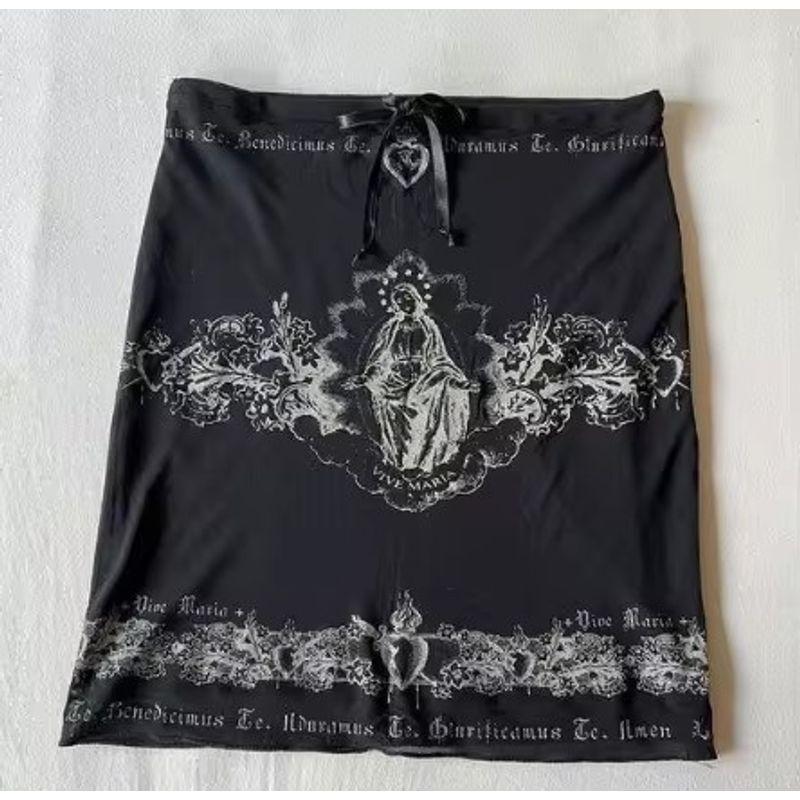 

Sweet and Spicy Girl Ballet Style High Waist Ultra Short Frill Skirt Slim fit All-Match Y2g Puffy Cake Short dress Women Black Angel L