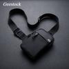 Geestock Chest Bag For Men Nylon Waterproof Mini Sling Messenger Bag Outdoor Sports Fitness Cell Phone Bag Women Waist Bags