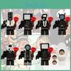 Ensemble de Figurine Jouet pour Enfants Homme Toilettes Homme Télévision Homme Surveillance Blocs de Construction en Plastique Sac Coloré Emballage DIY