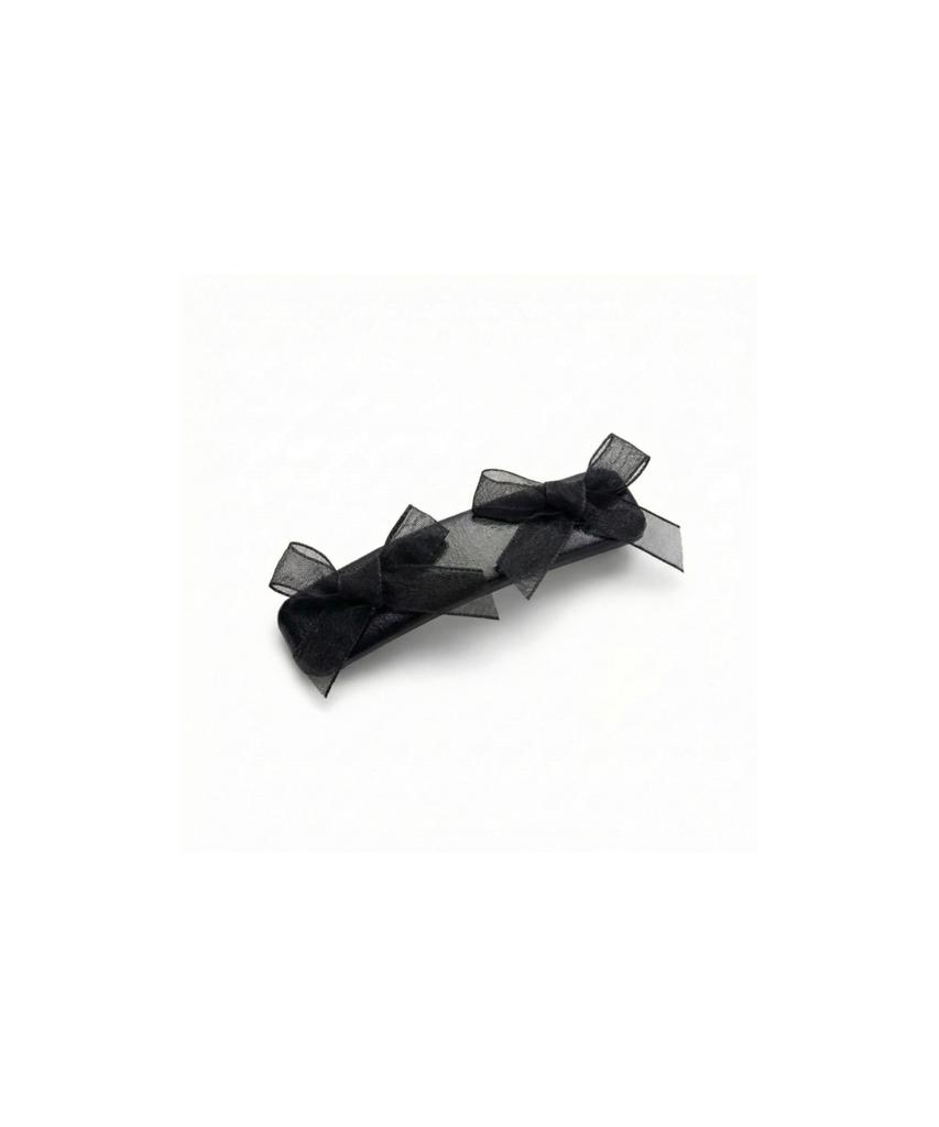 Lilykori Noir Organza Ribbon Clip