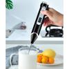 Tragbarer wiederaufladbarer elektrischer Milchaufschäumer, Handschäumer, Hochgeschwindigkeits-Getränkemischer, Kaffee-Aufschäumstab