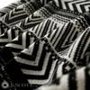 Fair Isle Pattern Jacquard Knit Long Sleeve Sweater Top Warm Fluffy Sleeves [J.SCOTT] Women's JS35-BK-L
