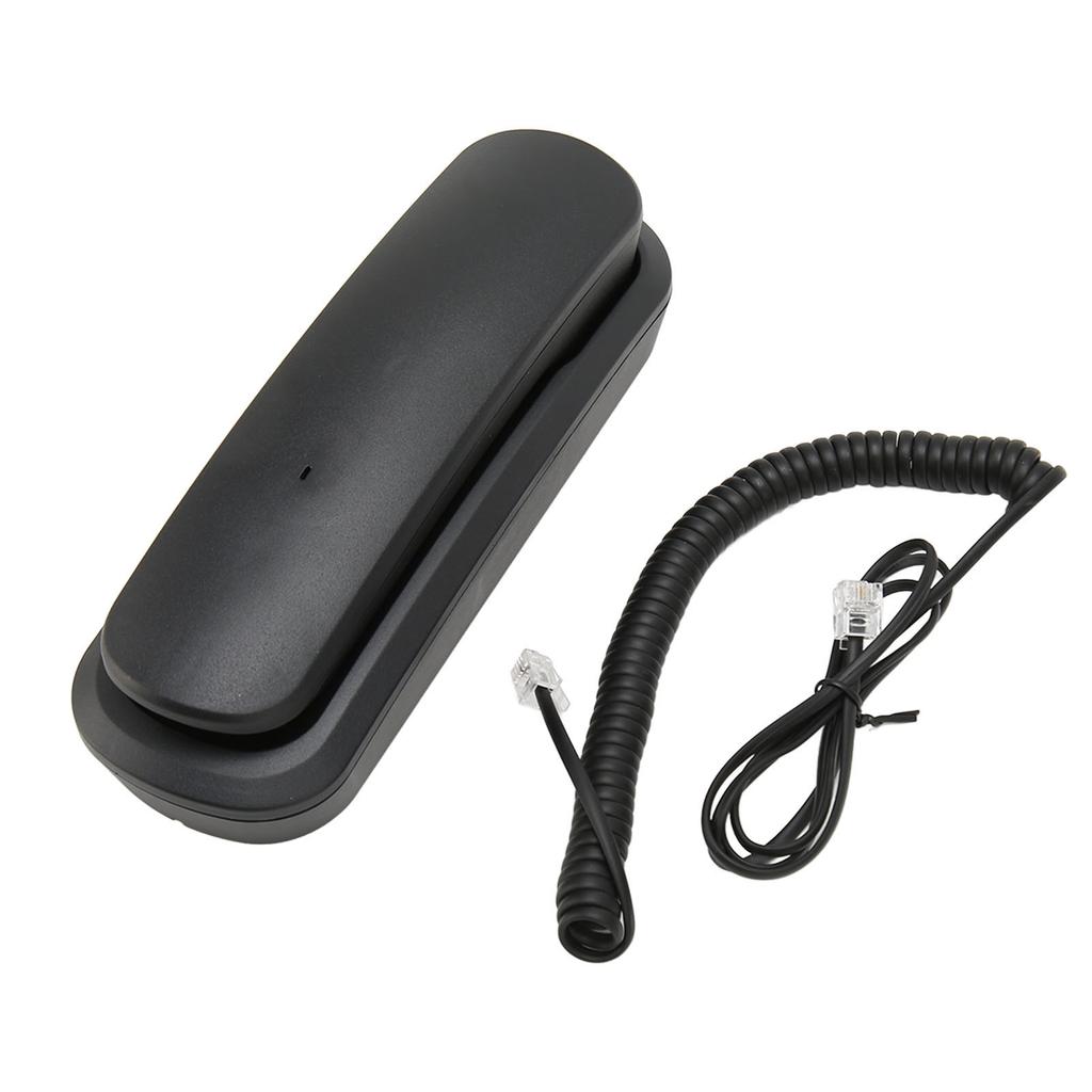 Wall Telephone Old Style Retro Mute Redial Landline Corded Telephone for Home Hotel School Office
