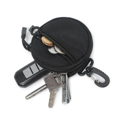 Porta-Moedas Chaveiro Bolsa Tática Redonda Porta-Moedas Portátil Bolsa EDC Porta-Trocos para Camping Caminhadas Caça