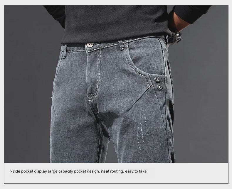 Jungen Plüsch Elastische Flanell Jeans: Bequeme, Temperaturregulierende, Schlanke, Gerade Hosen für Frühling und Herbst