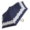 Refume Folding Light Heat UV 3 Suitable for Sun and Navy and White Parasol, 100% Blocking, Lightweight, Blocking, Protection, Tiers, Rain, REFU-0004,