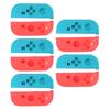 5 Sets Silicone Gamepad Cover Strong Protection Game Machine Accessory for NS SwitchRed Blue