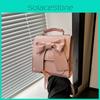 Modische Schmetterlingsknoten-Umhängetasche Trendiger Streetstyle Pu-Material Vielseitiger Rucksack